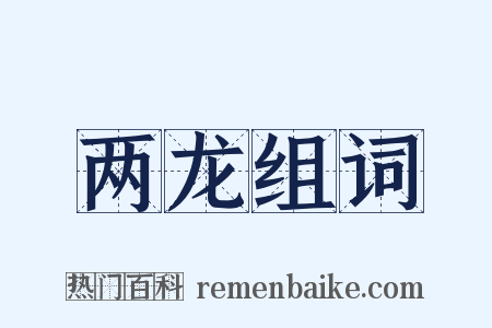 两龙组词是什么意思的图片